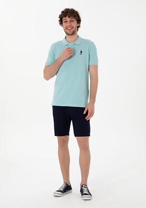 US POLO Erkek Yeşil Basic T-Shırt