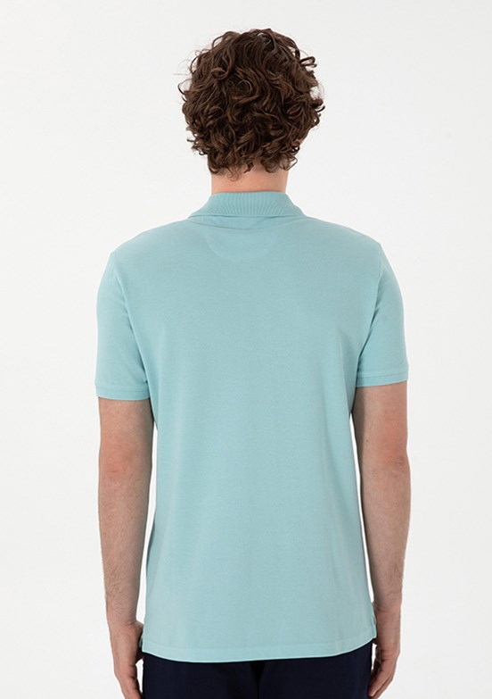 US POLO Erkek Yeşil Basic T-Shırt