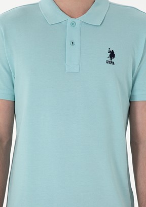 US POLO Erkek Yeşil Basic T-Shırt