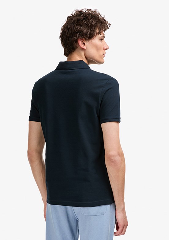 US POLO ASSN - Erkek Lacivert Polo Yaka T-Shirt