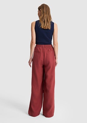 US POLO ASSN - Kadın Mor Relax Pantolon