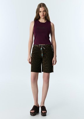 TWİST - TS1260070140 Kadın Mor Basic T-Shirt