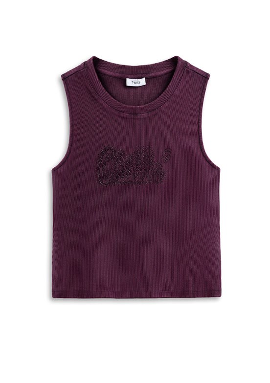 TWİST - TS1260070140 Kadın Mor Basic T-Shirt