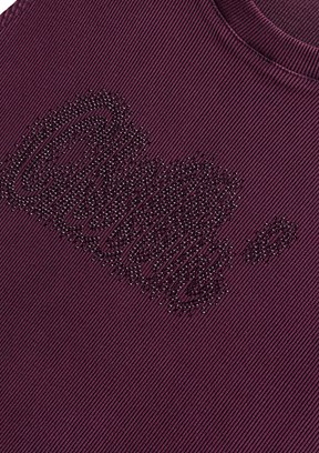 TWİST - TS1260070140 Kadın Mor Basic T-Shirt