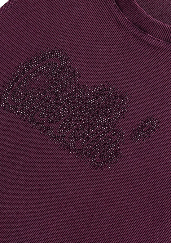 TWİST - TS1260070140 Kadın Mor Basic T-Shirt
