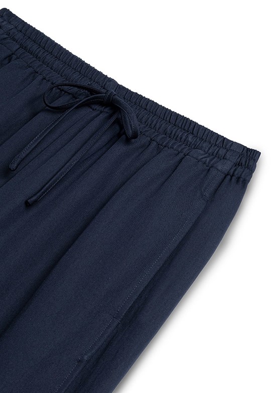 TWİST - TS1260003259 Kadın Lacivert Bol Paça Pantolon