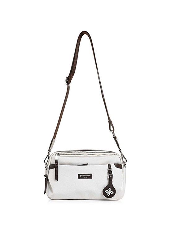 US POLO ASSN - 05PC26Y115111-IMP Kadın Beyaz Çapraz Çanta