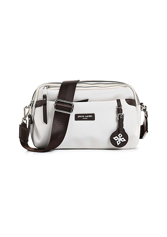 US POLO ASSN - 05PC26Y115111-IMP Kadın Beyaz Çapraz Çanta