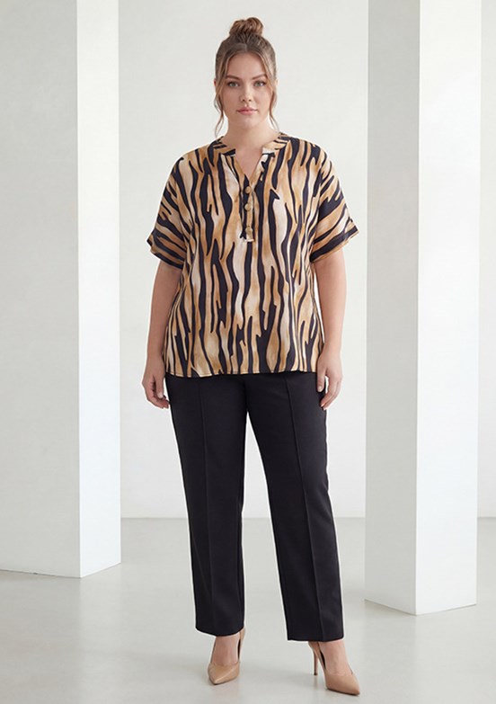 RMG - O6894 Kadın Siyah Basic Bluz