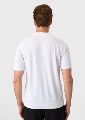 BACKANDBOND - B35S40018 Erkek Beyaz Triko T-Shırt