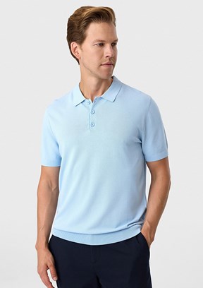 BACKANDBOND - B35S40018 Erkek Mavi Triko T-Shirt