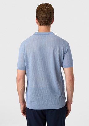 BACKANDBOND - B35S40027 Erkek Mavi Triko T-Shirt