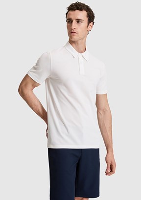 PİERRE CARDİN Erkek Beyaz Polo Yaka T-Shirt