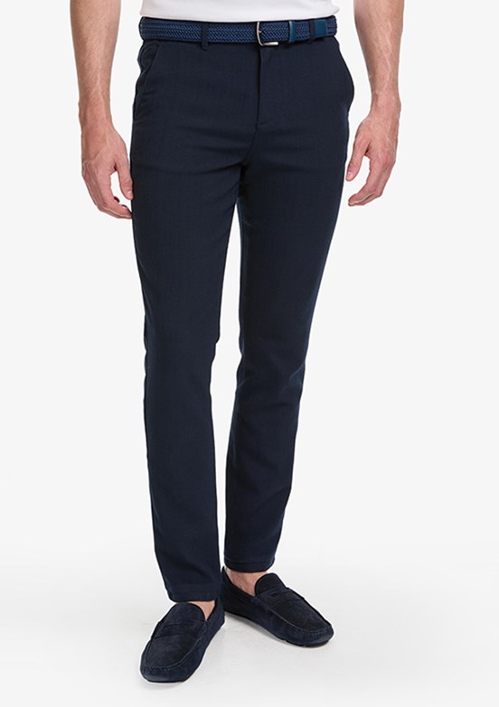 PİERRE CARDİN - Erkek Lacivert Slim Pantolon