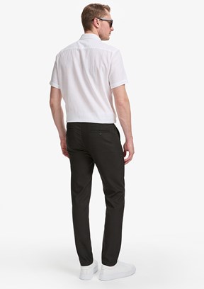 PİERRE CARDİN Erkek Siyah Slim Pantolon