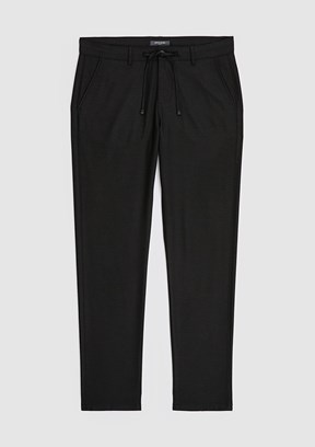 PİERRE CARDİN Erkek Siyah Slim Pantolon