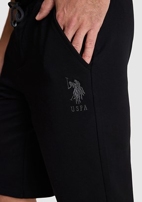 US POLO ASSN - Erkek Siyah Bermuda Şort