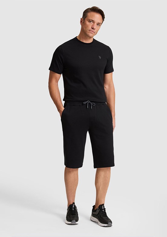 US POLO ASSN - Erkek Siyah Bermuda Şort