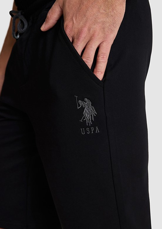 US POLO ASSN - Erkek Siyah Bermuda Şort