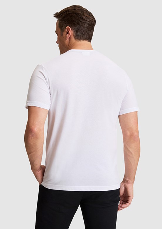US POLO ASSN - Erkek Beyaz Regular T-Shirt