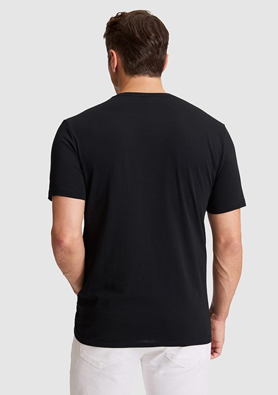 US POLO ASSN - Erkek Siyah Regular T-Shirt