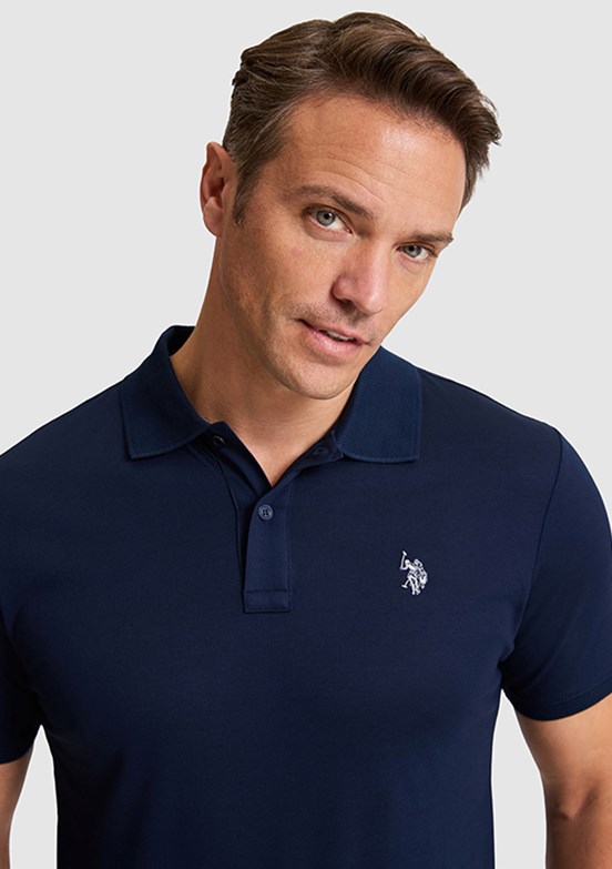 US POLO ASSN - Erkek Lacıvert Polo Yaka T-Shirt