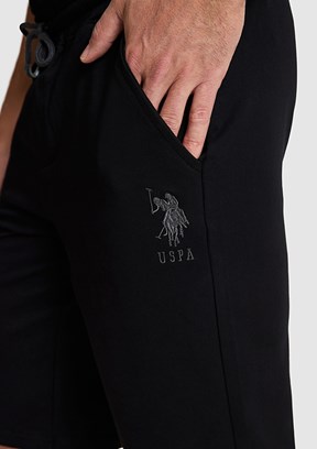 US POLO ASSN - Erkek Siyah Bermuda Şort