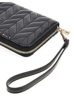 GUESS Cheryl Slg Large - SWTQ9720146 Kadın Siyah Suni Deri Cüzdan