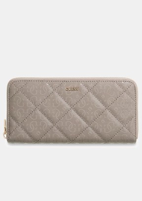 GUESS Libby Slg Large - SWGG9912146 Kadın Bej Suni Deri Cüzdan