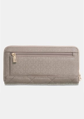 GUESS Libby Slg Large - SWGG9912146 Kadın Bej Suni Deri Cüzdan