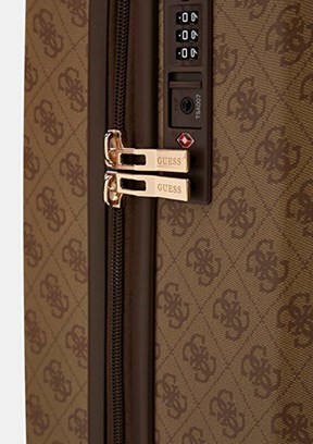 GUESS Latona - TWHK9211983 Kadın Kahverengi Küçük Valiz