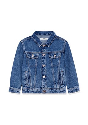 MAVİ - M6110001-86708 Erkek Çocuk Mavi Denim Ceket