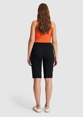 US POLO ASSN - Kadın Siyah Bermuda Şort