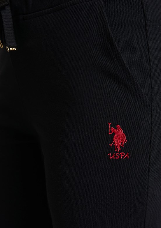 US POLO ASSN - Kadın Siyah Bermuda Şort