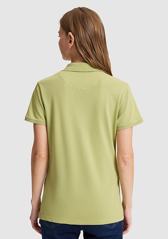 US POLO ASSN - Kadın Yeşil Çağla Basic T-Shirt