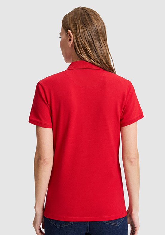 US POLO ASSN - Kadın Kırmızı Basic T-Shirt