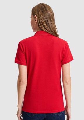 US POLO ASSN - Kadın Kırmızı Basic T-Shirt