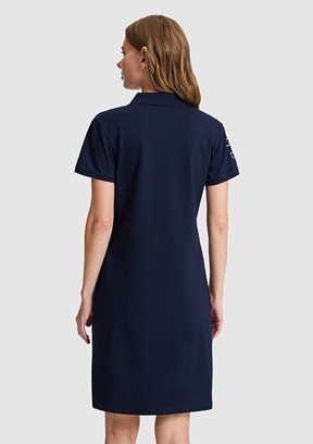 US POLO ASSN - Kadın Lacivert Örme Elbise