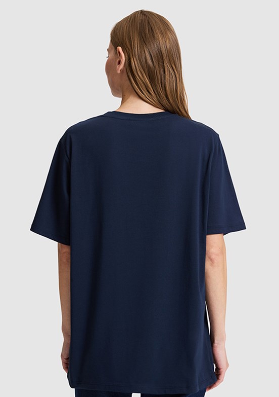 US POLO ASSN - Kadın Lacivert Basic T-Shirt