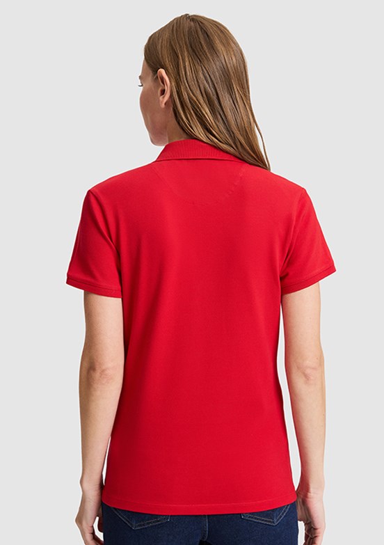 US POLO ASSN - Kadın Kırmızı Basic T-Shirt