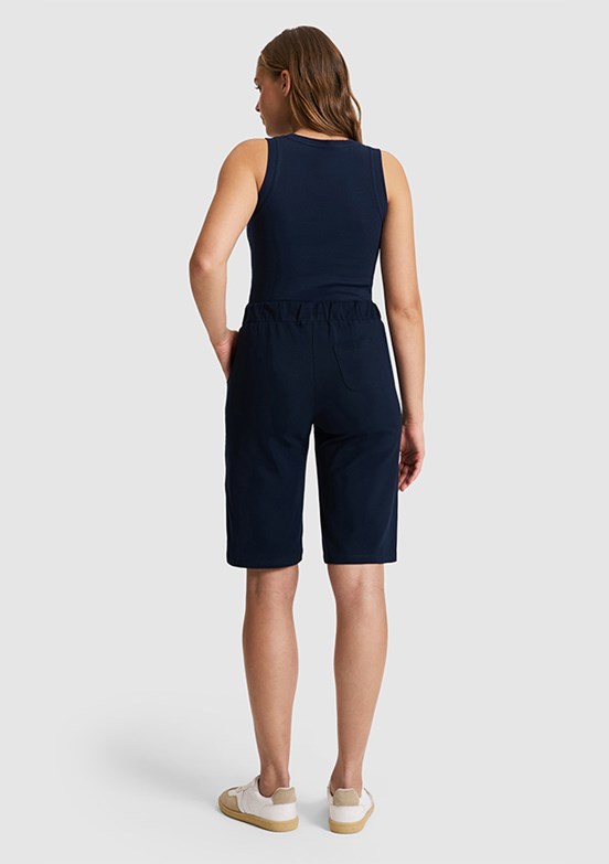 US POLO ASSN - Kadın Lacivert Bermuda Şort