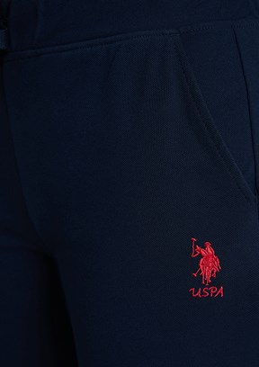 US POLO ASSN - Kadın Lacivert Bermuda Şort