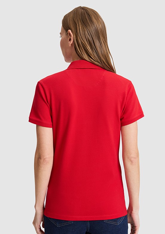 US POLO ASSN - Kadın Kırmızı Basic T-Shirt