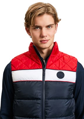 US POLO ASSN - Erkek Lacivert Basic Yelek