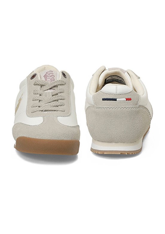 US POLO ASSN - Kadın Bej Sneaker Ayakkabı