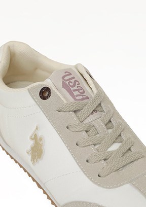 US POLO ASSN - Kadın Bej Sneaker Ayakkabı