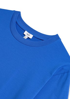 TWİST - TS1260070249 Kadın Saks Bisiklet Yaka T-Shirt