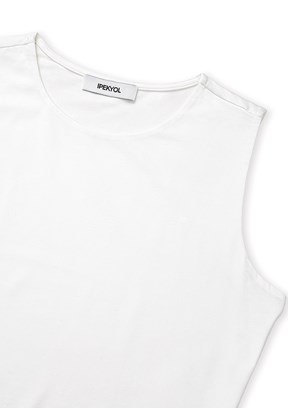 İPEKYOL - IS1260070176 Kadın Beyaz Bisiklet Yaka T-Shirt