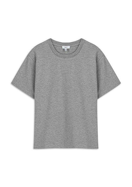 TWİST - TS1260070339 Kadın Gri Kısa Kol T-Shirt