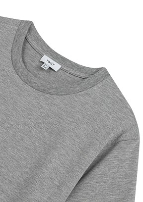 TWİST - TS1260070339 Kadın Gri Kısa Kol T-Shirt